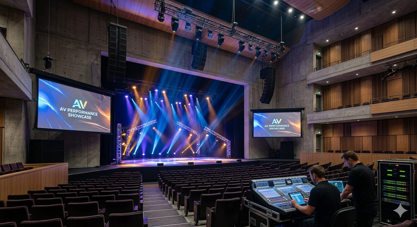 Installation Audiovisuelle Salle de Spectacle